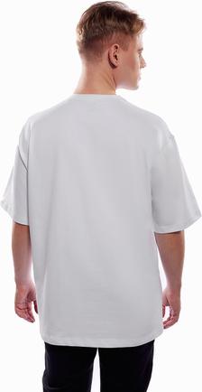 футболка с полосами белая 4XL–5XL