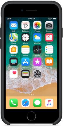 Клип-кейс Apple Silicone Case для iPhone 7/8 Чёрный