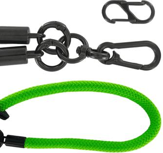 Шнурок Krutoff Нейлон для телефона и ключей 0.3m Green
