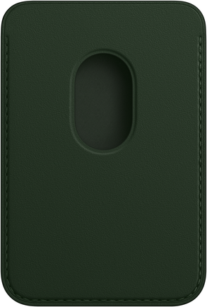 Чехол-бумажник Apple Leather Wallet with MagSafe для iPhone 12/13 «Зелёная секвойя»
