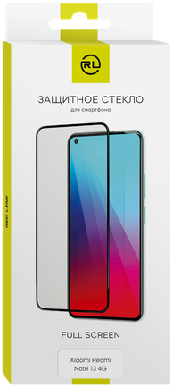 Защитное стекло Red Line Full Screen для Xiaomi Redmi Note 13 4G Black