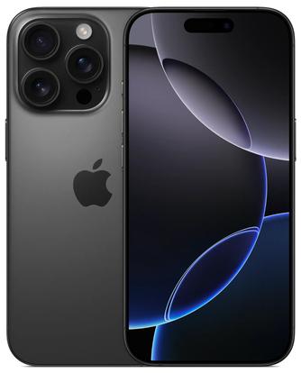 Смартфон Apple iPhone 16 Pro 256GB Black Titanium (Nano+eSIM)