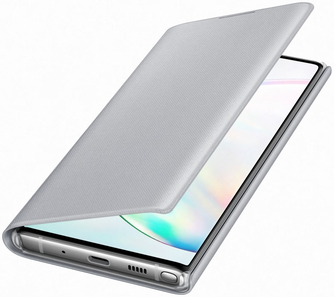 Чехол-книжка Samsung LED View Cover Note 10 Silver
