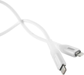 Кабель Red Line pro Shimmer USB-C to Apple Lightning 1m White