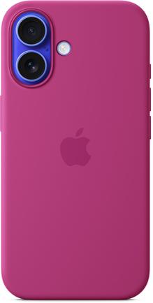 Клип-кейс Apple Silicone Case with MagSafe для Apple iPhone 16 Fuchsia
