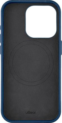 Клип-кейс uBear Capital Leather Case для Apple iPhone 15 Pro Blue