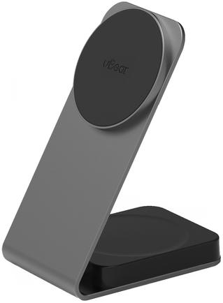 Беспроводное зарядное устройство uBear Level 2 in 1 Gray