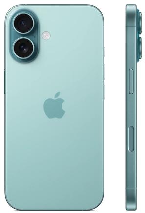 Смартфон Apple iPhone 16 256GB Teal (Nano+eSIM, без RuStore)