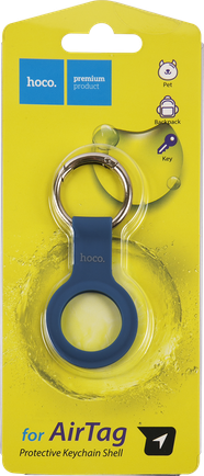 Чехол-брелок Hoco для Apple AirTag Blue