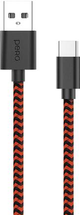 Изображение товара Кабель Pero DC-04 USB to USB-C 2m Red