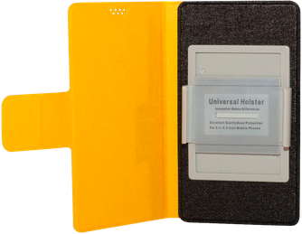 Чехол-книжка Smarterra TFC SlideUp L для смартфонов 5.1''-5.5'' Yellow