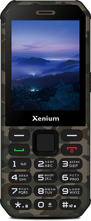 Мобильный телефон Xenium X300 Green Camouflage