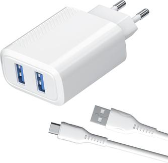 Зарядное устройство Red Line NT-5 с кабелем USB-C White