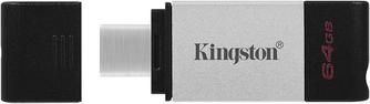 USB-накопитель Kingston DataTraveler 80 64GB Silver