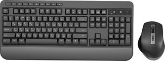 Комплект клавиатура и мышь Oklick S290W беспроводные Black