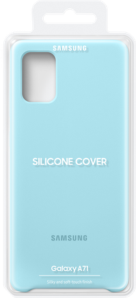 Клип-кейс Samsung Silicone Cover A71 Blue