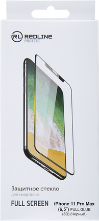 Защитное стекло Red Line Full Screen 3D для Apple iPhone 11 Pro Max Black