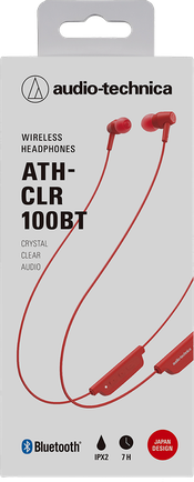 Наушники Audio-Technica ATH-CLR100BT Red