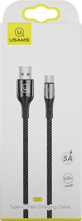 Кабель Usams U27 USB to USB-C 1m Black