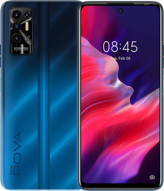 Смартфон TECNO Pova 2 128GB Energy Blue