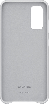 Клип-кейс Samsung Leather Cover S20 Silver