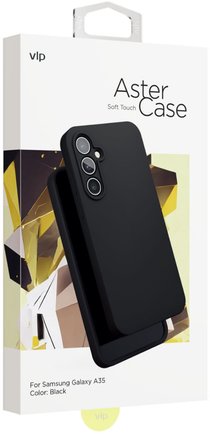 Клип-кейс VLP Aster Case для Samsung Galaxy A35 чёрный