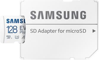 Карта памяти Samsung Evo Plus MB-MC128SA/EU microSDXC U3 128GB с адаптером