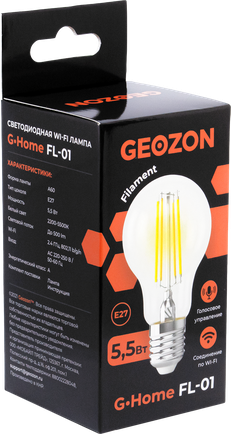 Умная лампочка Geozon FL-01 E27 Transparent