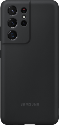 Клип-кейс Samsung Silicone Cover S21 Ultra Black