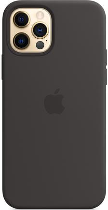 Клип-кейс Apple Silicone Case with MagSafe для iPhone 12/12 Pro Чёрный
