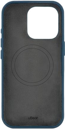 Клип-кейс uBear Capital Case для Apple iPhone 16 Pro с MagSafe Blue