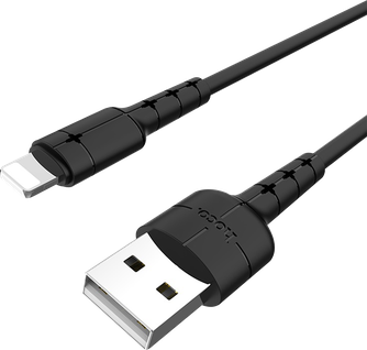 Кабель Hoco RA5 USB to Apple Lightning 1.2m Black