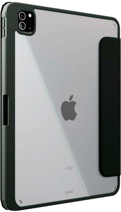 Чехол-книжка VLP Split Folio для планшета Apple iPad Pro M4 13" тёмно-зелёный