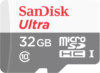 Карта памяти SanDisk Ultra microSDHC UHS-I 32GB Class 10 SDSQUNR-032G-GN3MN