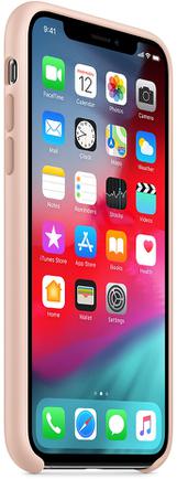 Клип-кейс Apple Silicone Case для iPhone Xs «Розовый песок»
