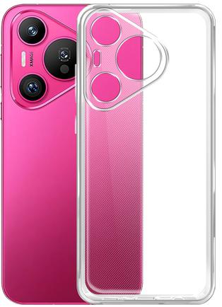 Изображение товара Прозрачный силиконовый клип-кейс BoraSCO для Huawei Pura 70 6.6 дюймов
