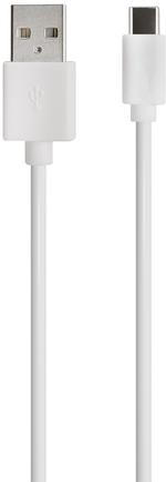 Изображение товара Кабель USB to USB-C 1м White Red Line для зарядки и передачи данных