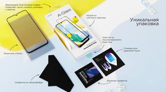 Защитное стекло VLP A-Glass для Samsung Galaxy A15/A25 Black