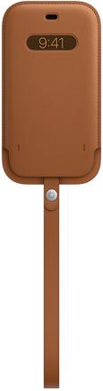 Чехол-футляр Apple Leather Sleeve with MagSafe для iPhone 12/12 Pro Золотисто-коричневый