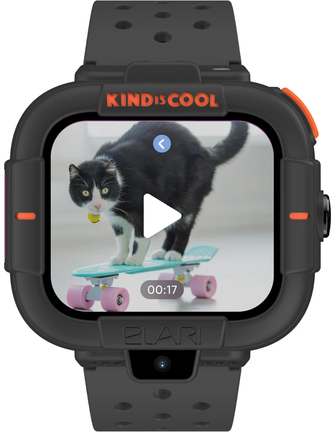 Умные часы Elari KidPhone «Маша и Медведь» Чёрные