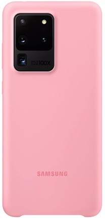 Клип-кейс Samsung Silicone Cover S20 Ultra Pink