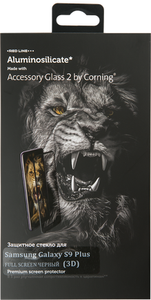 Защитное стекло Red Line Corning 3D для Samsung Galaxy S9+ Black
