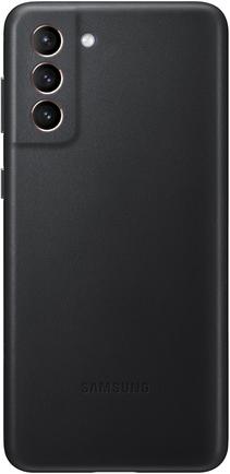 Клип-кейс Samsung Leather Cover S21+ Black