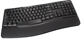 Комплект клавиатура и мышь Microsoft Sculpt Comfort Black