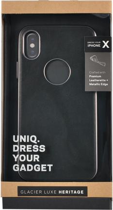 Клип-кейс Uniq Heritage для Apple iPhone X Black