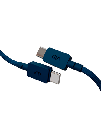 Кабель VLP Nylon Cable USB-C to USB-C 1.2m Dark Blue