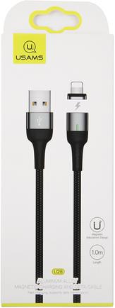 Кабель Usams US-SJ326 USB to Apple Lightning 1m Gray
