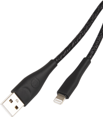 Кабель Usams SJ394 USB to Apple Lightning 2m Black