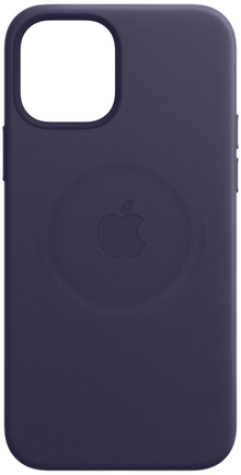 Клип-кейс Apple Leather Case with MagSafe для iPhone 12 mini Тёмно-фиолетовый