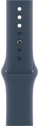 Умные часы Apple Watch Series 9 GPS + Cellular, 45mm Stainless Steel Silver с синим ремешком S/M